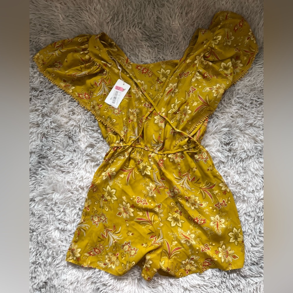 Yellow romper
